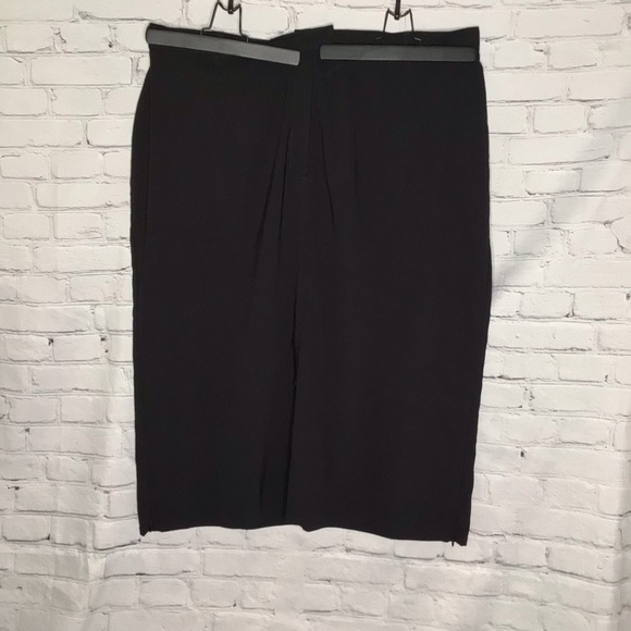 Avenue Stretch Black Maxi Straight Skirt 26 - Picture 1 of 15